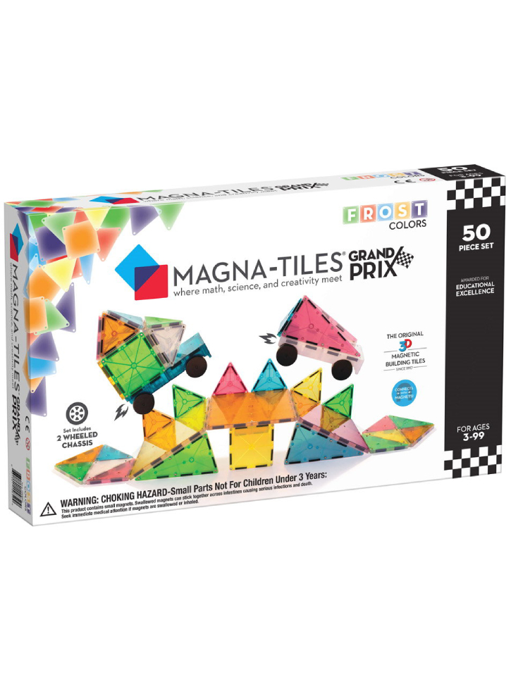 Magna-Tiles Grand Prix Frost 50 pcs Set (90257)