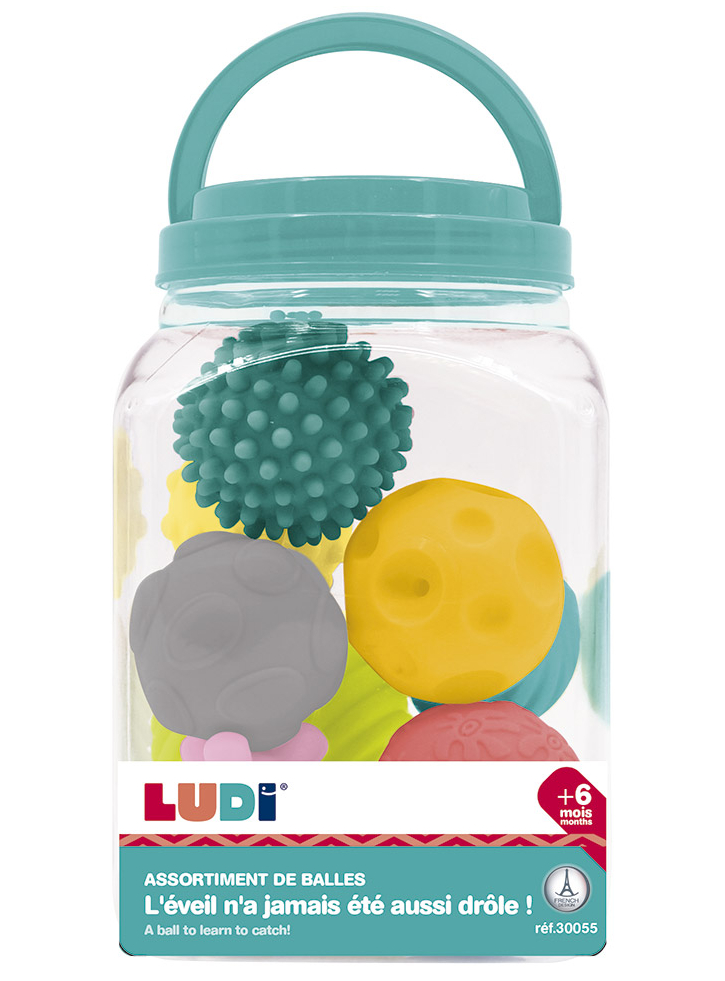 Ludi Sensory Balls 8 pcs (LU30055)