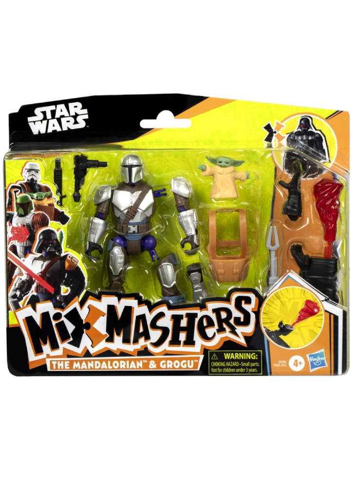 Hasbro Starwars Mixmashers Deluxe Mando and Grogu (G0300)