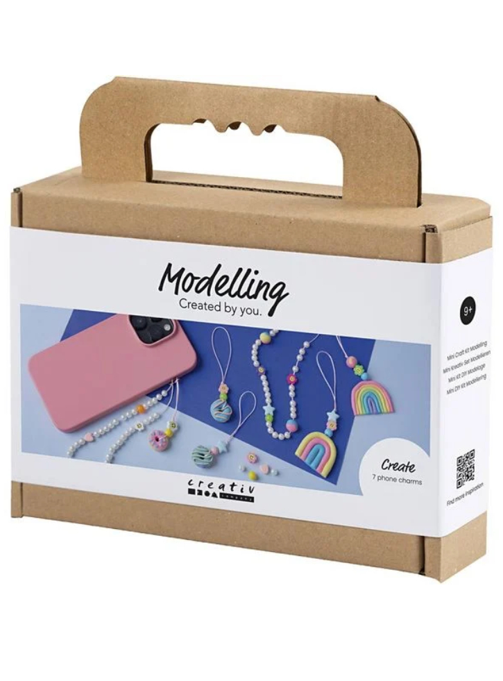 Mini Craft Kit Modelling Mobile Charm Assorted Colours (977850) (TOYS)