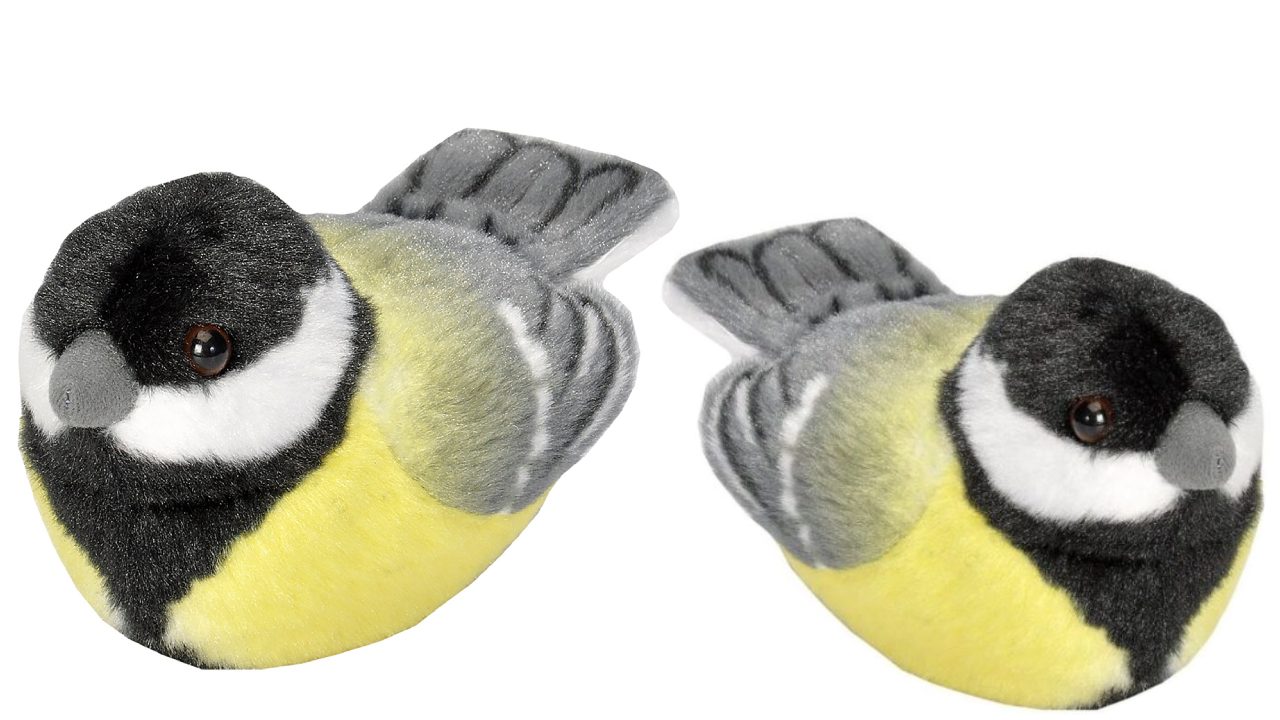 Wild Republic -Plush Toy Bird With Sound Great Tit 18cm (808040) Wild Republic -Plush Toy Bird With Sound Great Tit 18cm (808040)