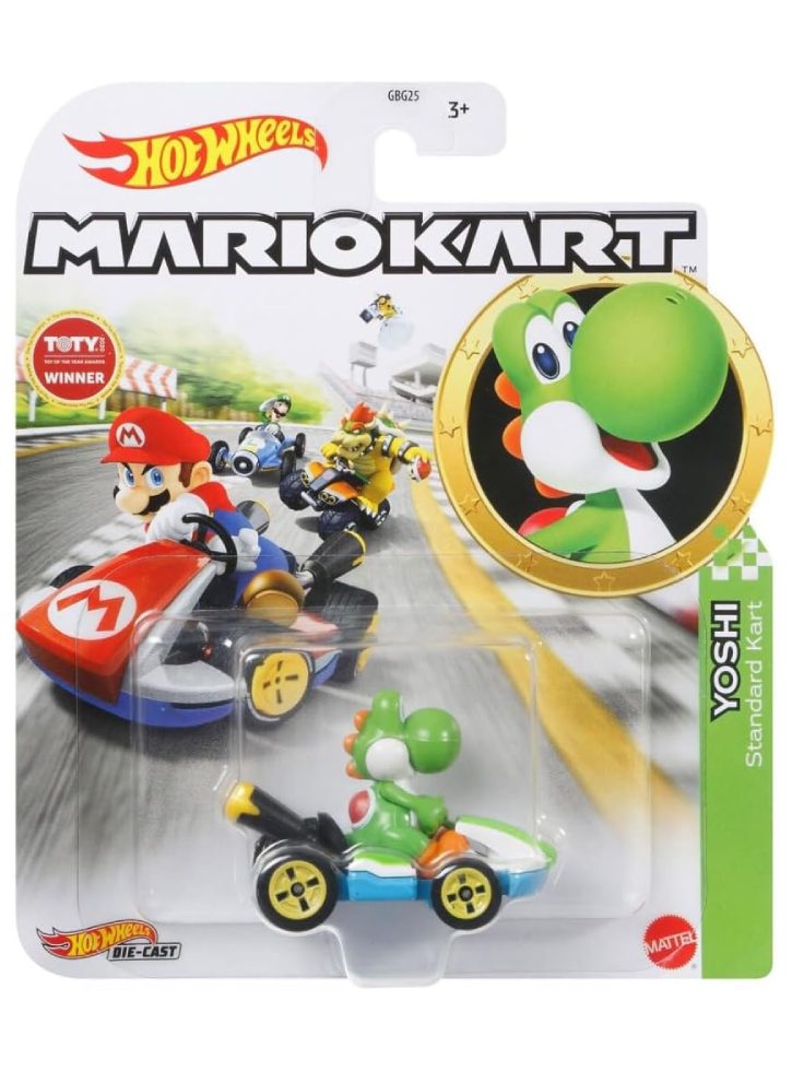 Hot Wheels Yoshi Standard Kart Mario Kart