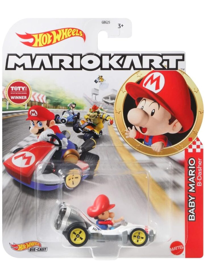 Hot Wheels Baby Mario B-Dasher Mario Kart