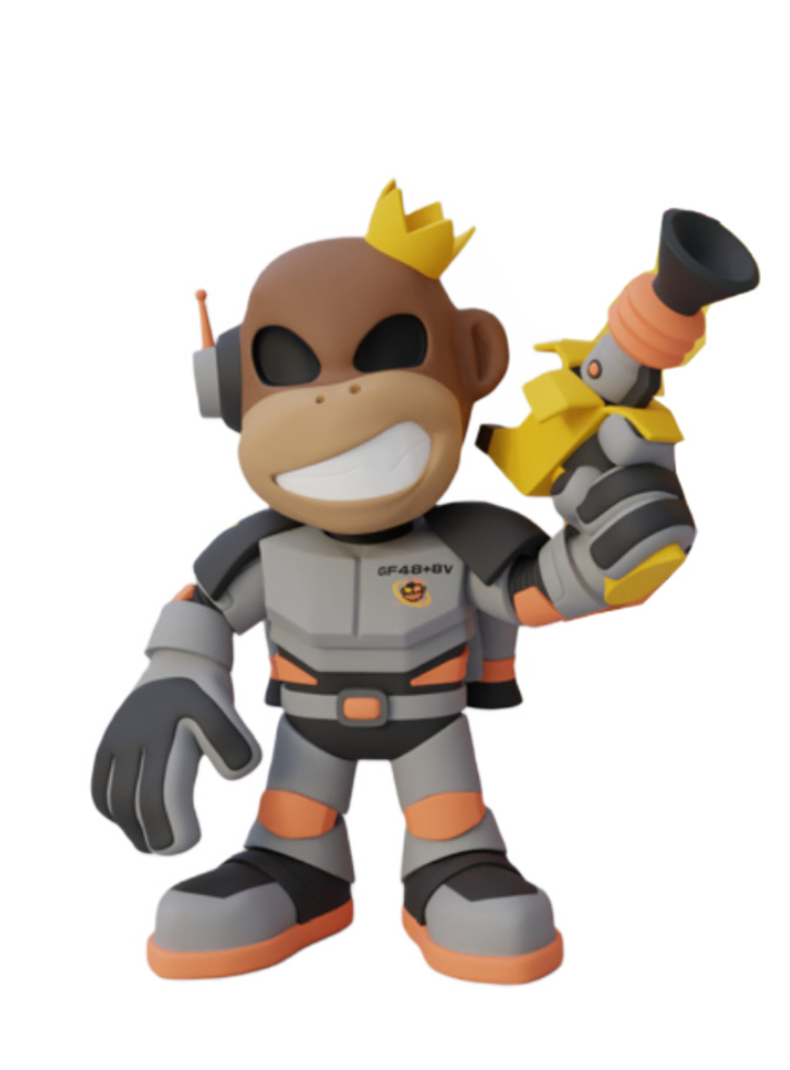 Peepz Space Monkey Vol. 2 10cm (PEEPZ-FG-02)