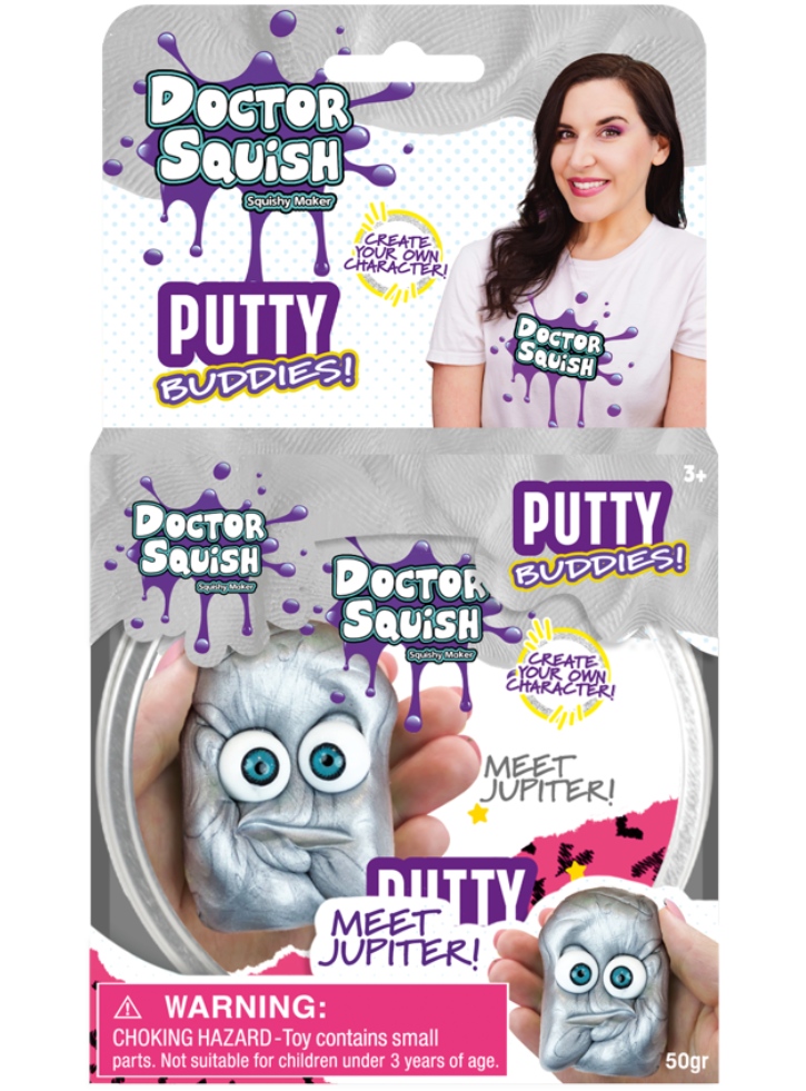 Doctor Squish Putty Buddies 50g Silver (107466)