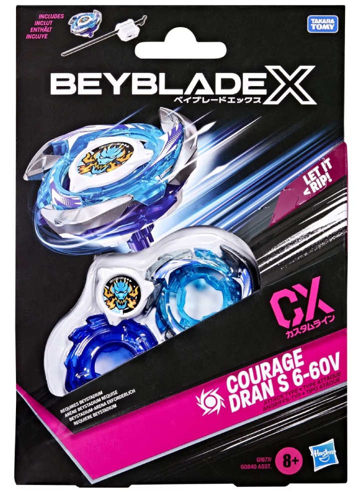 BeyBlade X 2.0 Starter Pack Top Courage Dran S (G1677)