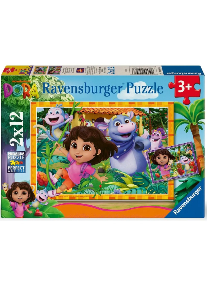 Ravensburger Puzzle Dora the Explorer 2x12pcs (12004198)