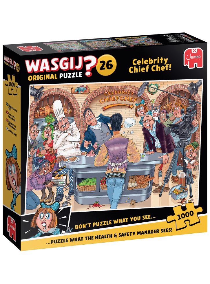 Wasgij Original 26 Celebrity Chief Chef! 1000 pieces (1119802038)