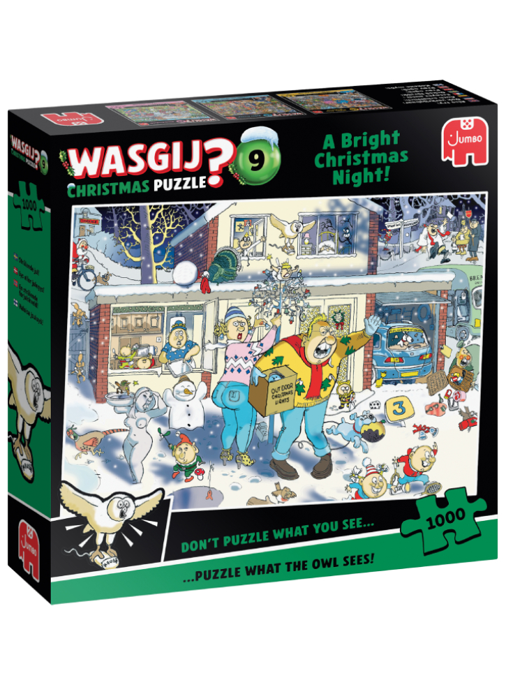 Wasgij Christmas 9 A Bright Christmas Night! 1000 pieces (1119802044)