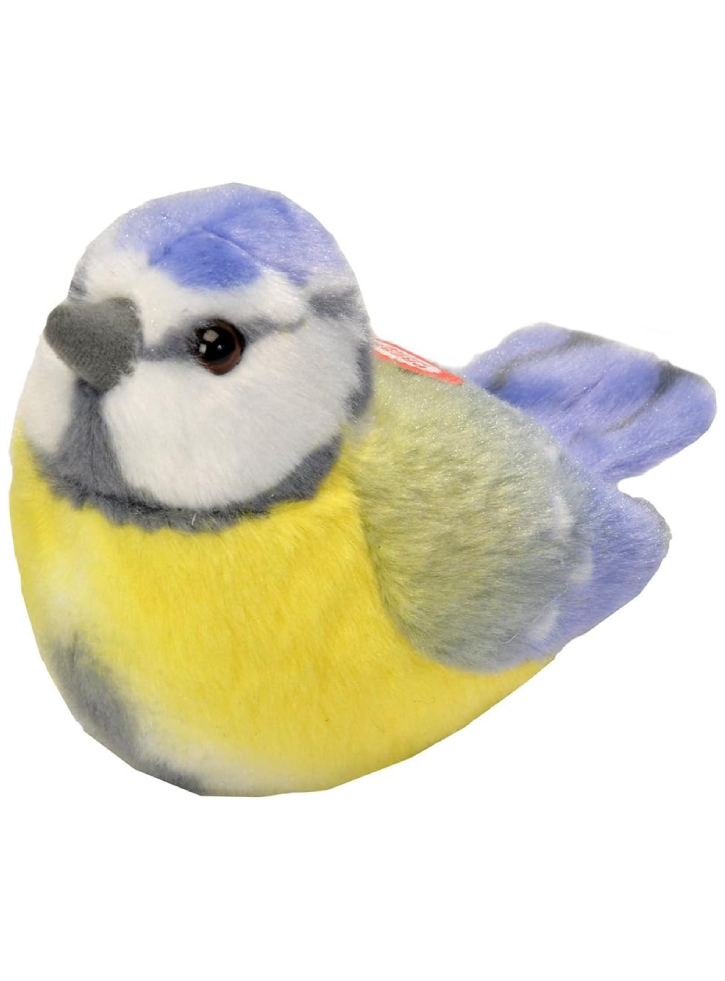 Wild Republic Plush Toy Bird With Sound Blue Tit 18cm (808018)