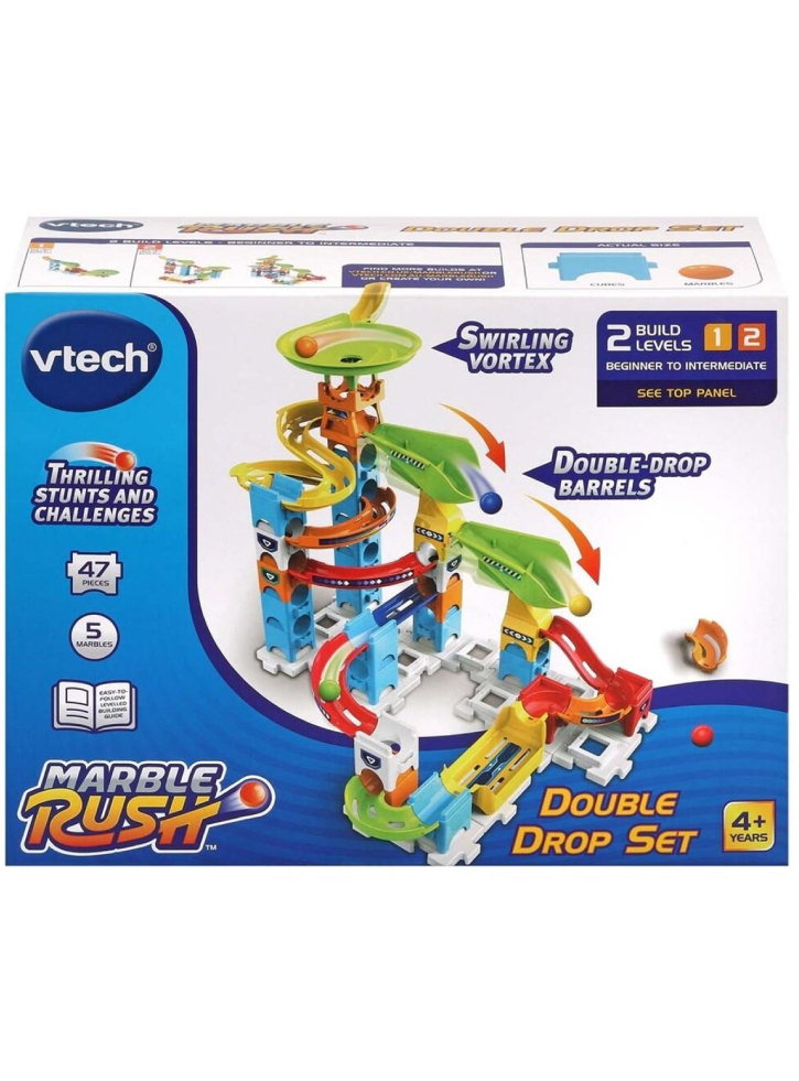 Vtech Marble Rush Double Drop Set 47 Pcs (950-529632)