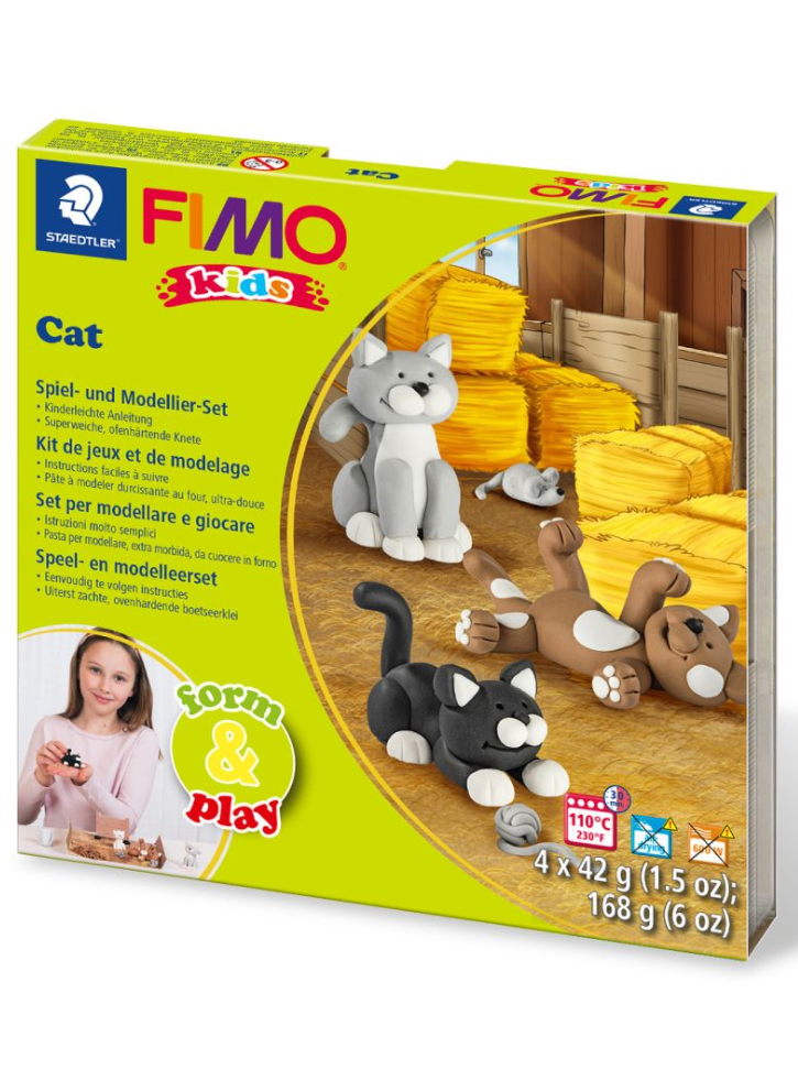 FIMO Kids Form & Play Set Cat (8034 16 LZ)