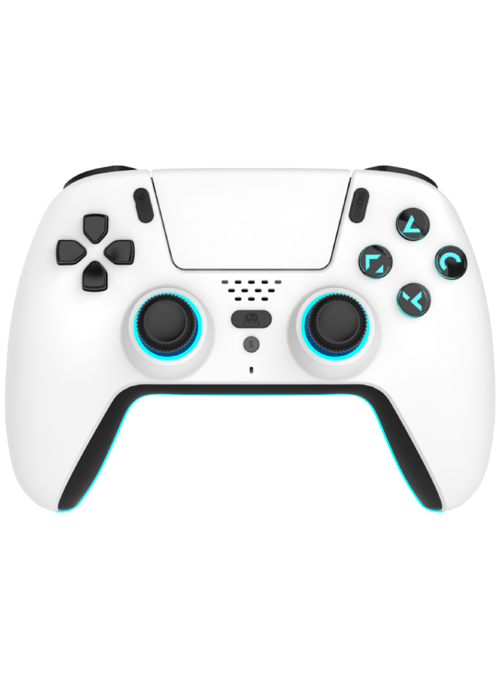 Trade Invaders Wireless Bluetooth Controller for PS5 LED White - Playstation 5