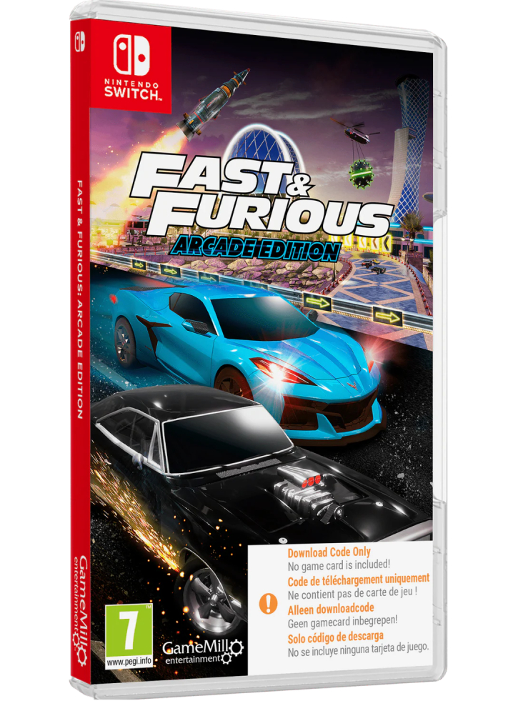 Fast & Furious Arcade Edition (Code in a Box) - Nintendo Switch