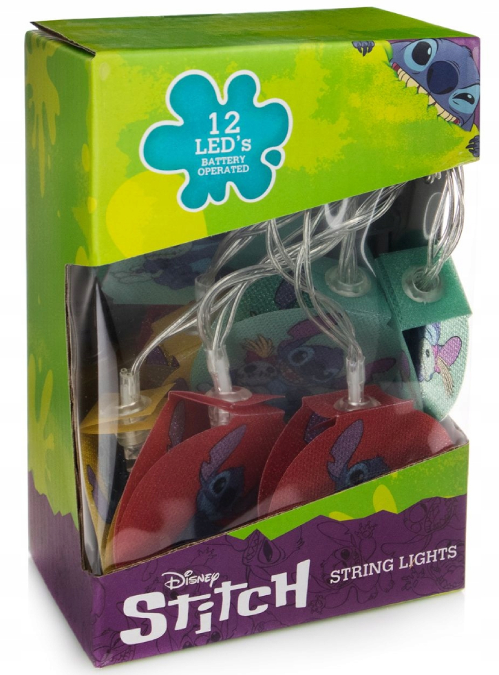 Disney Stitch Lilo & Stitch String Lights Stitch & Scrump