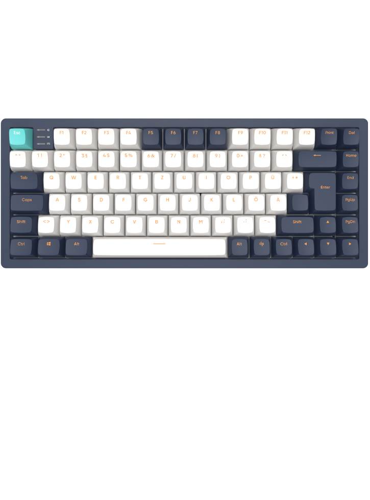 Keyboard Dark Project 83 Navy Blue/Ivory RGB - PC