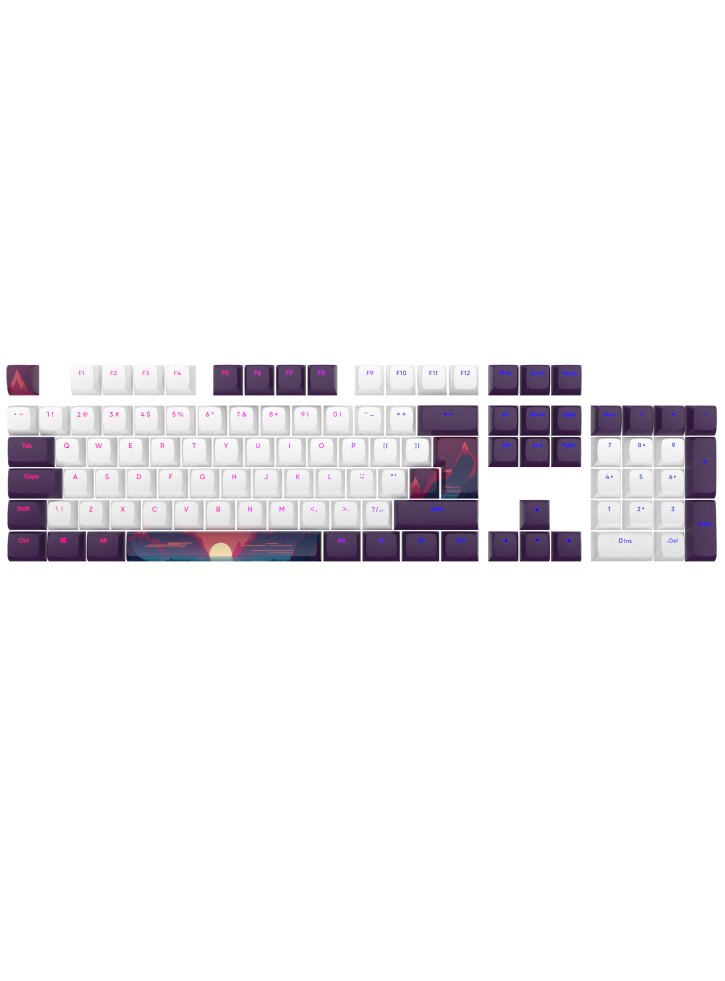 Dark Project Keycaps sets Sunrise - PC