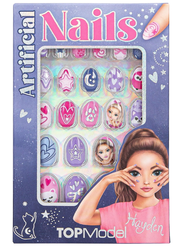 TOPModel Artificial Nails BEAUTY and ME Pink and Purple