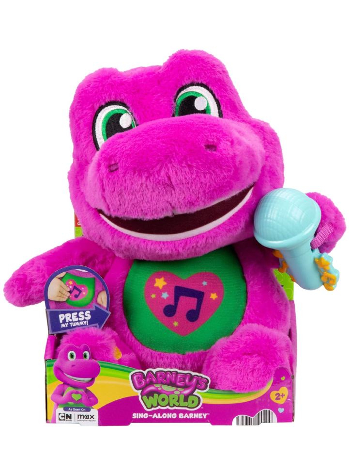 Mattel Barney's World Sing-Along Barney Plush (English) (JGT51)