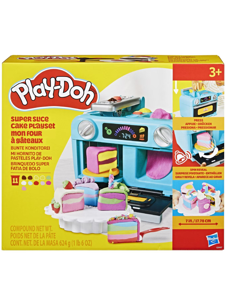Play-Doh Super Slice Cake Playset (G04975L0)