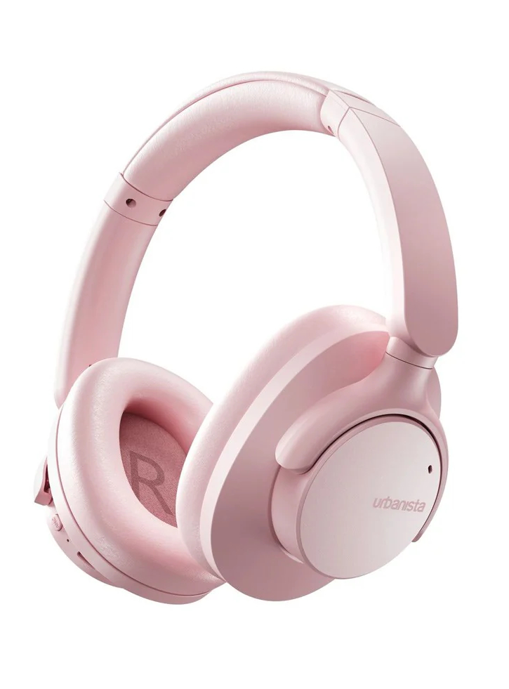 Urbanista Valencia Active Noise Cancelling Over-ear Headphones Pink