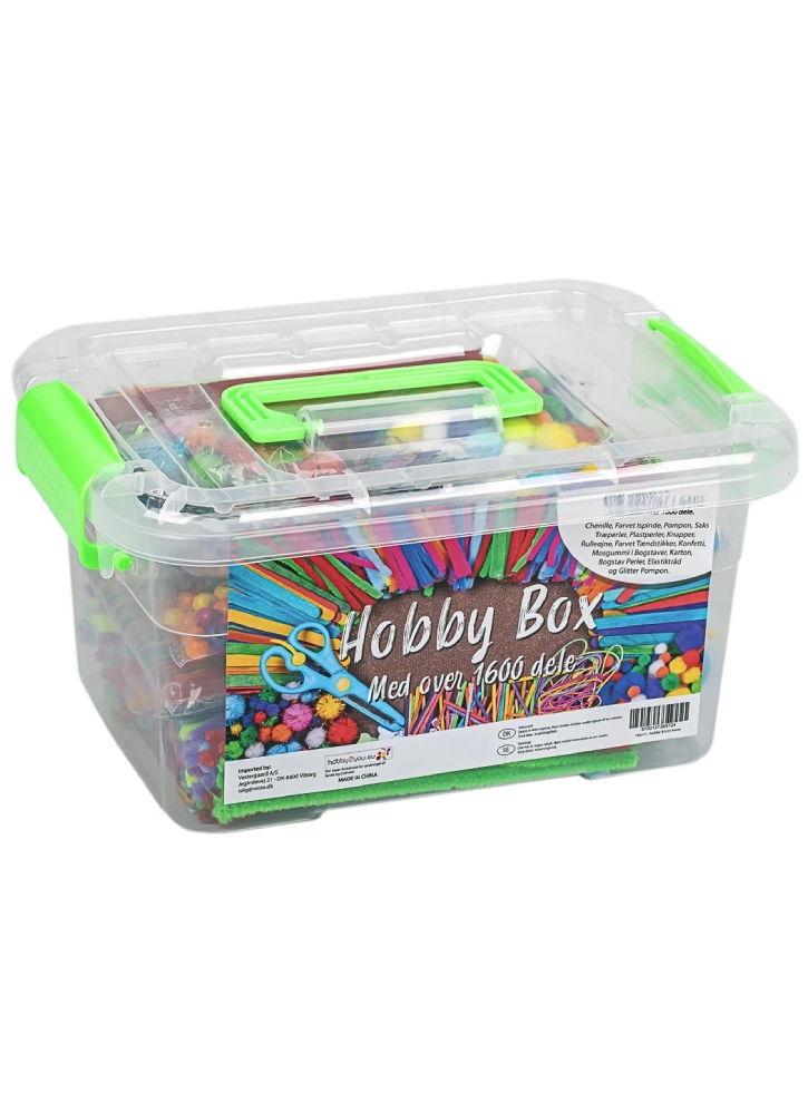 Out Of The Box Hobby box with lid approx 1600 pieces assorted (736572)