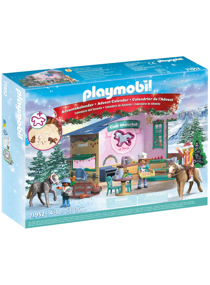 Playmobil Advent Calendar Christmas Baking at the Rider Cafe (71952)