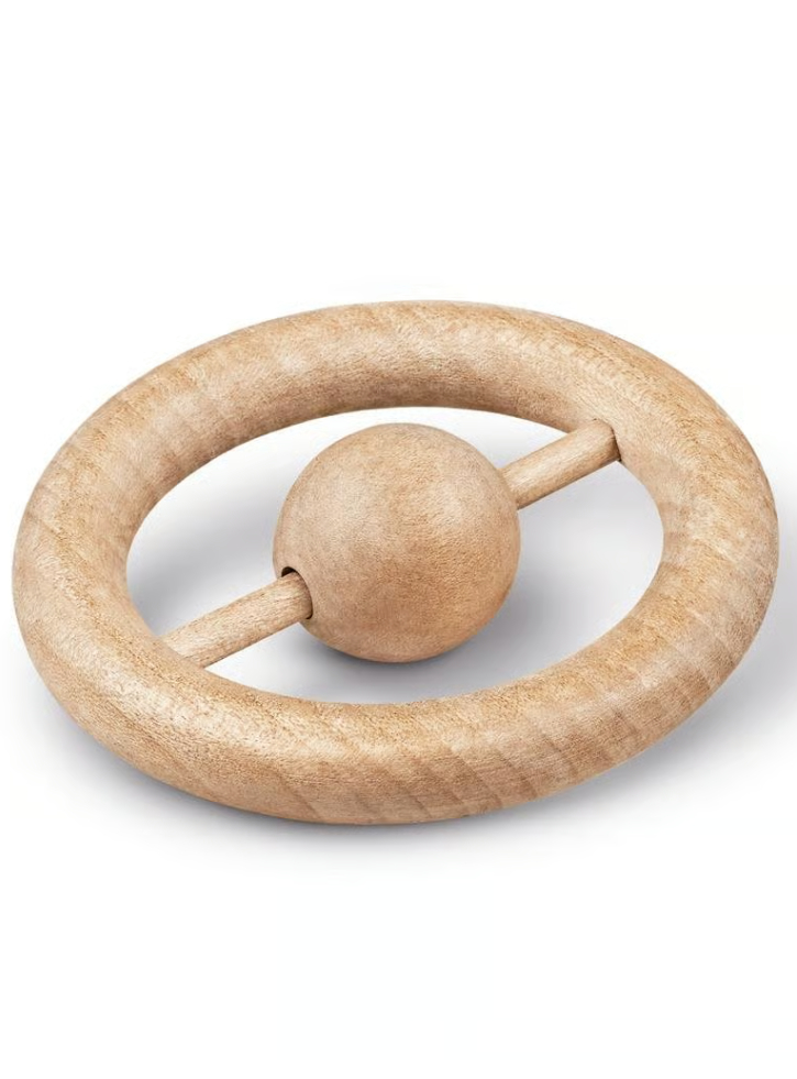 Kay Bojesen Baby Rattle Beech