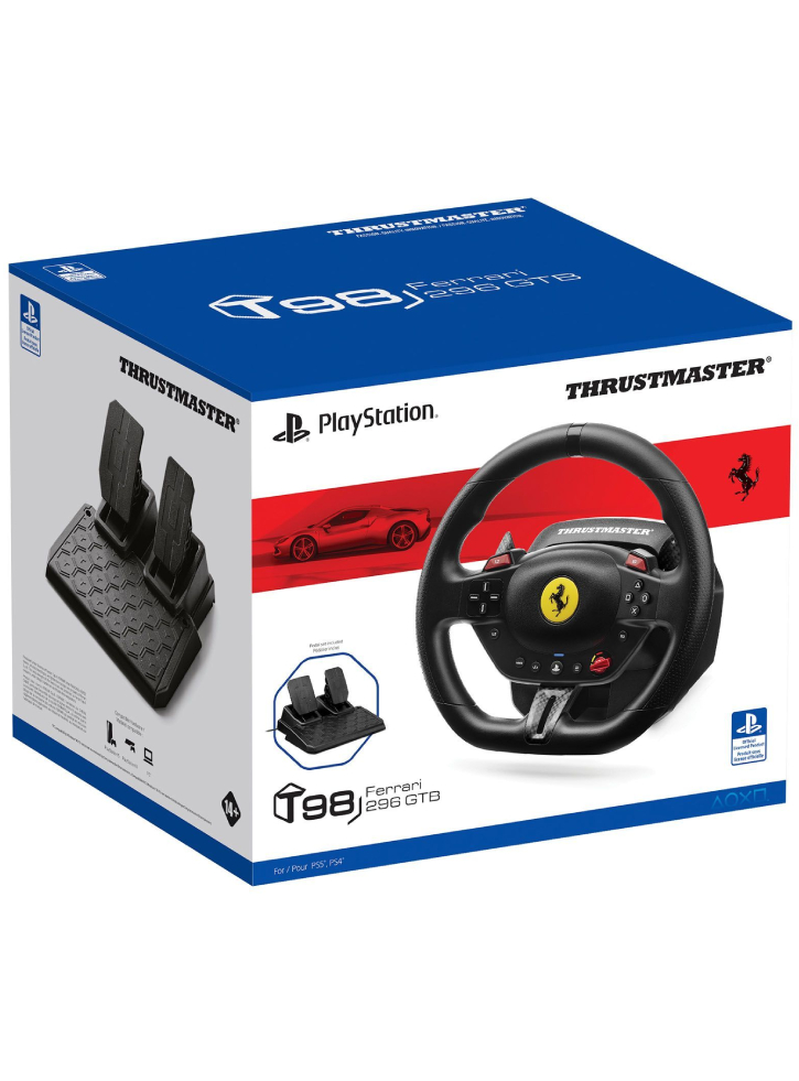 Thrustmaster T98 Ferrari 296 GTB Racing Wheel - Playstation 5