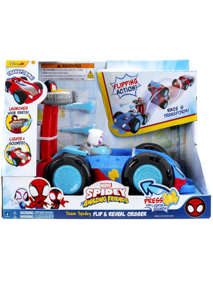 Spidey Flip & Reveal Cruiser (SNF0381)