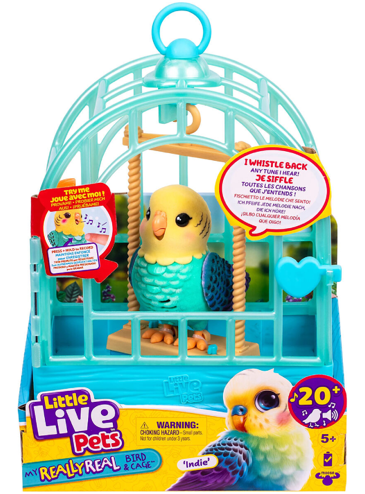 Little Live Pets My Really Real Bird & Cage Indie (26691)