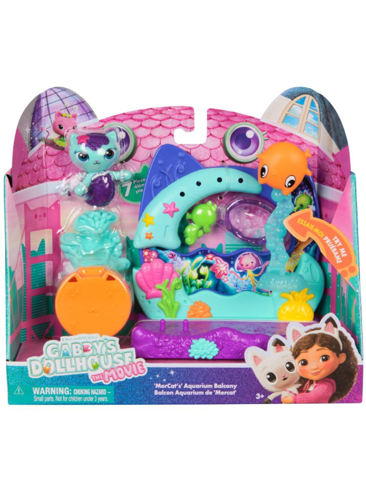 Gabby's Dollhouse The Movie 'MerCat's' Aquarium Balcony (20152984)