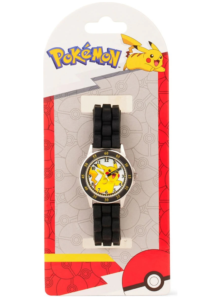 Accutime Watch Time Teacher Pokemon Black (910346)