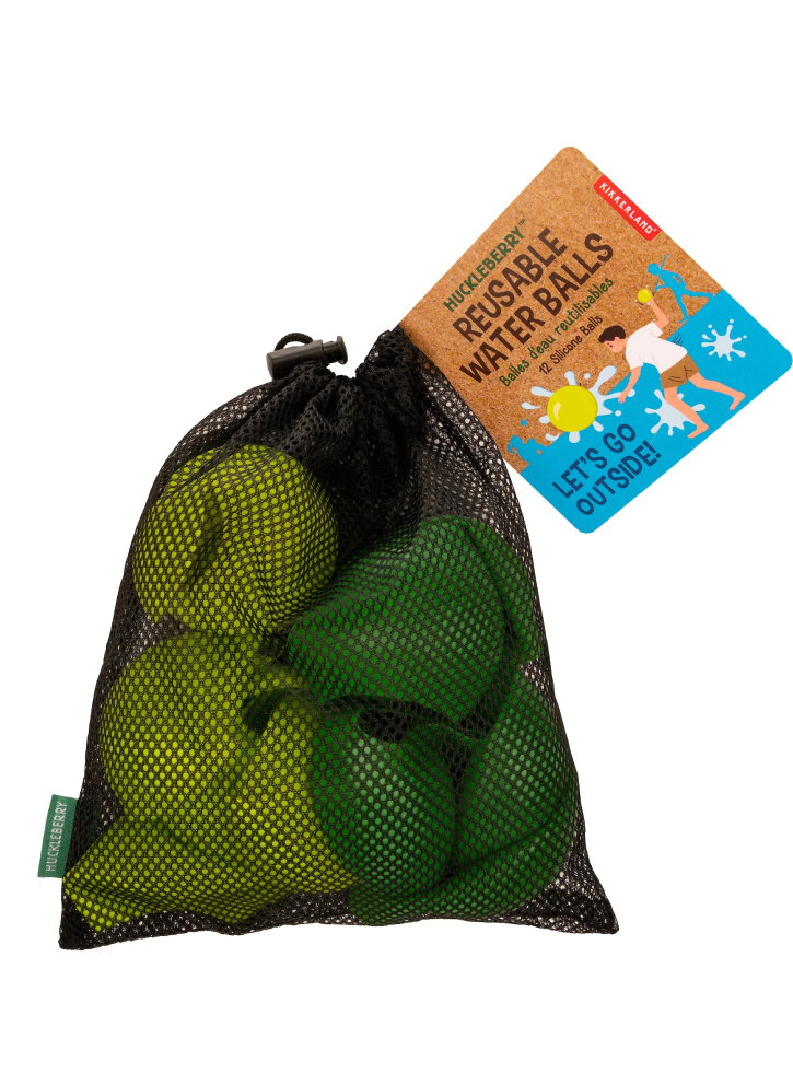 Kikkerland Huckleberry Reusable Water Balls (HB48)
