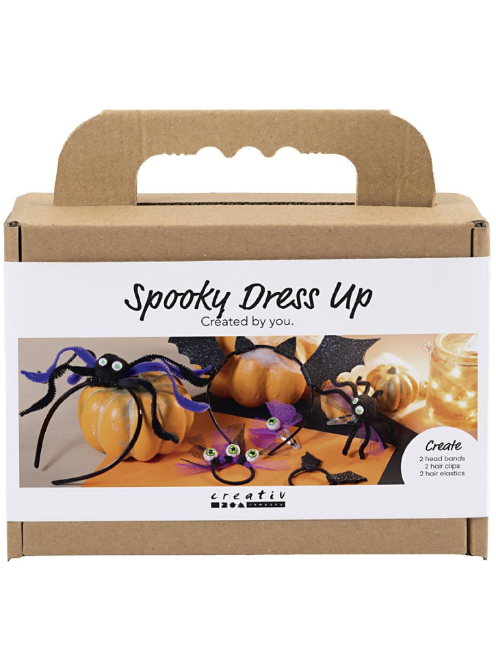 Mini Craft Kit Spooky Dress-Up Headbands Hair clips and Hair bands Black Lilac Purple (977841)