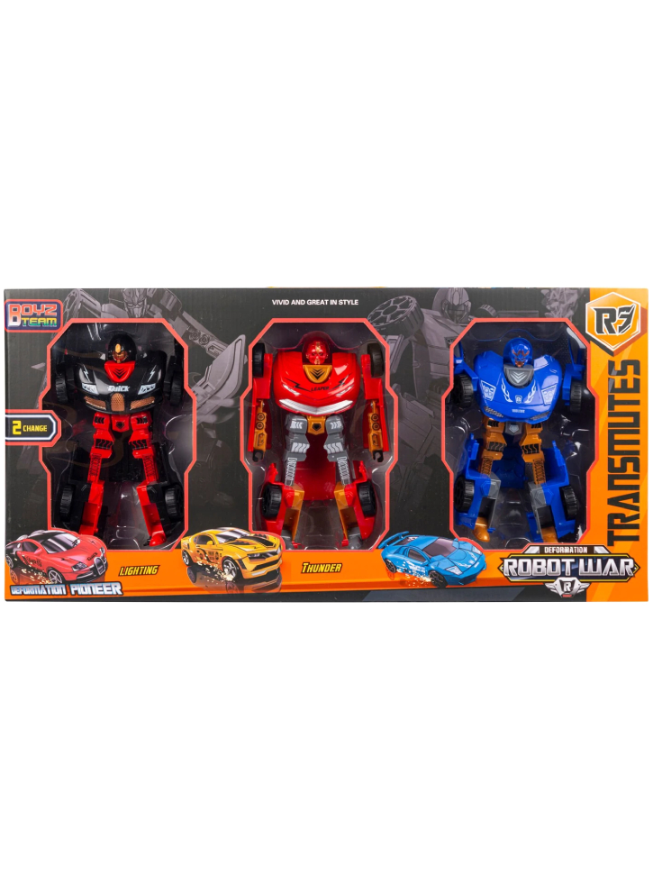 Speed Car Transrobot 3 Large Vehicles Random (46452)