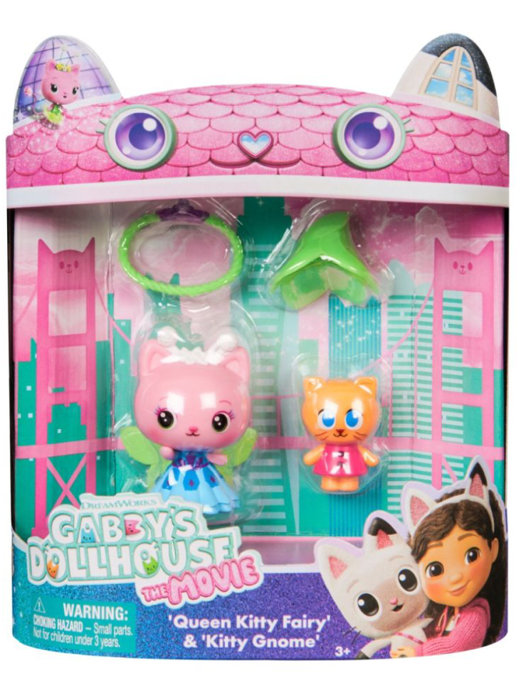 Gabby's Dollhouse The Movie Queen Kitty Fairy & Kitty Gnome (20151835)