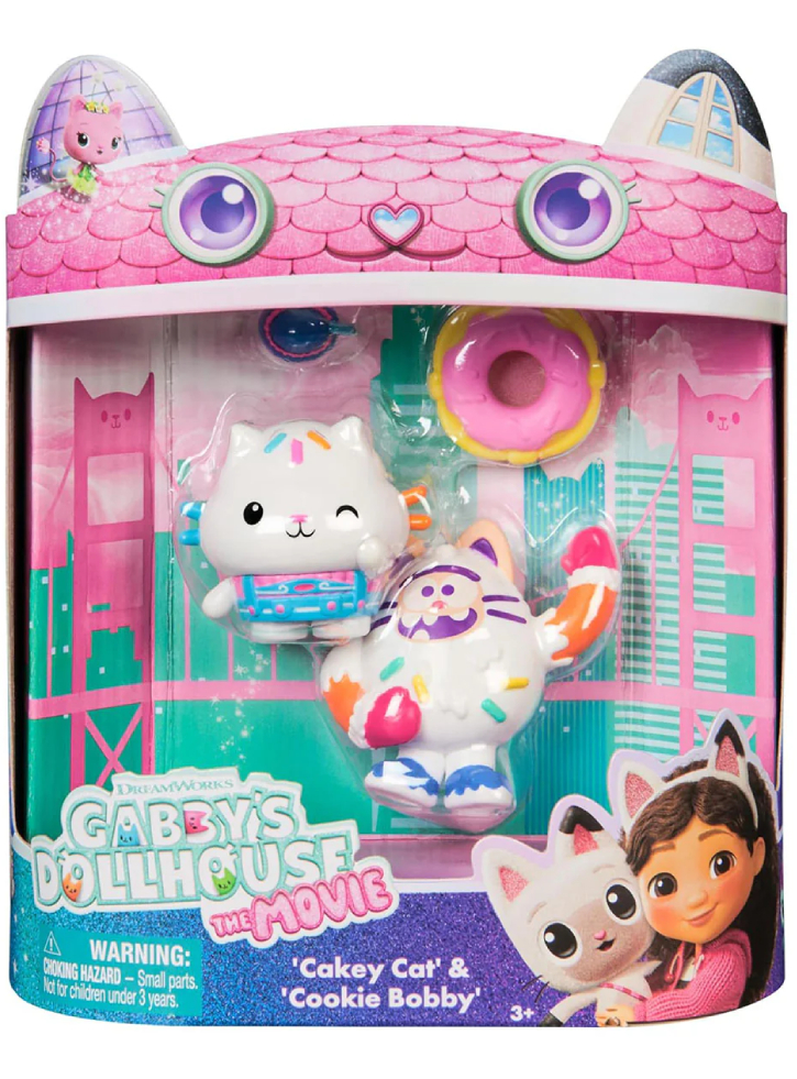 Gabby's Dollhouse The Movie Cakey Cat & Cookie Bobby (20151834)