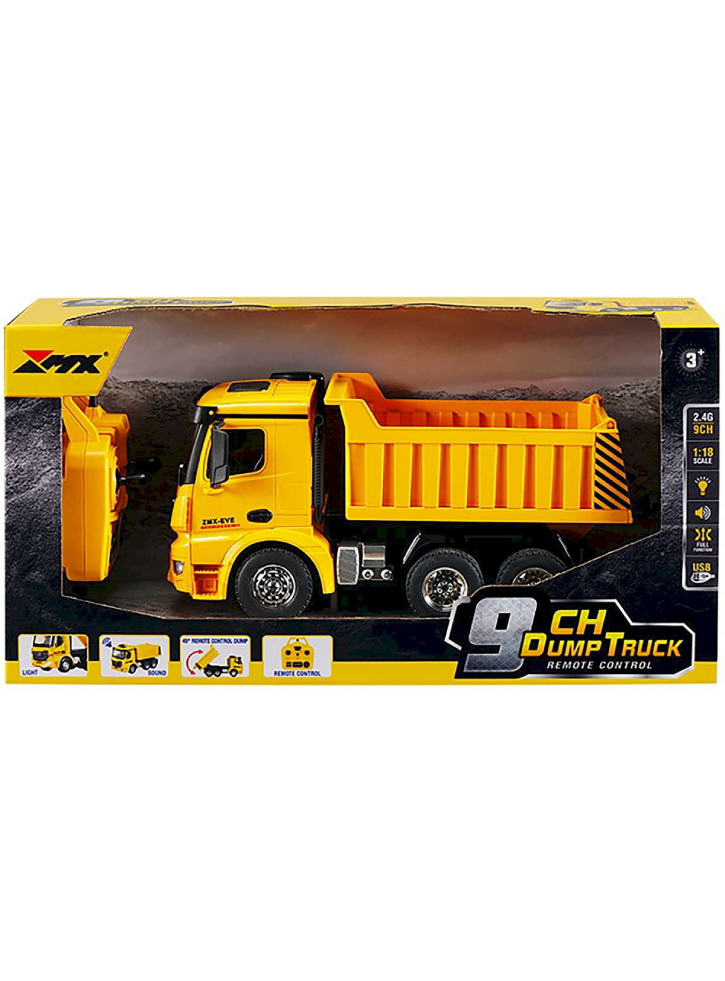 MX R/C Constructions Dumper R/C 1:18 2,4GHz 3,7V Li-Ion 9 channels (471465)