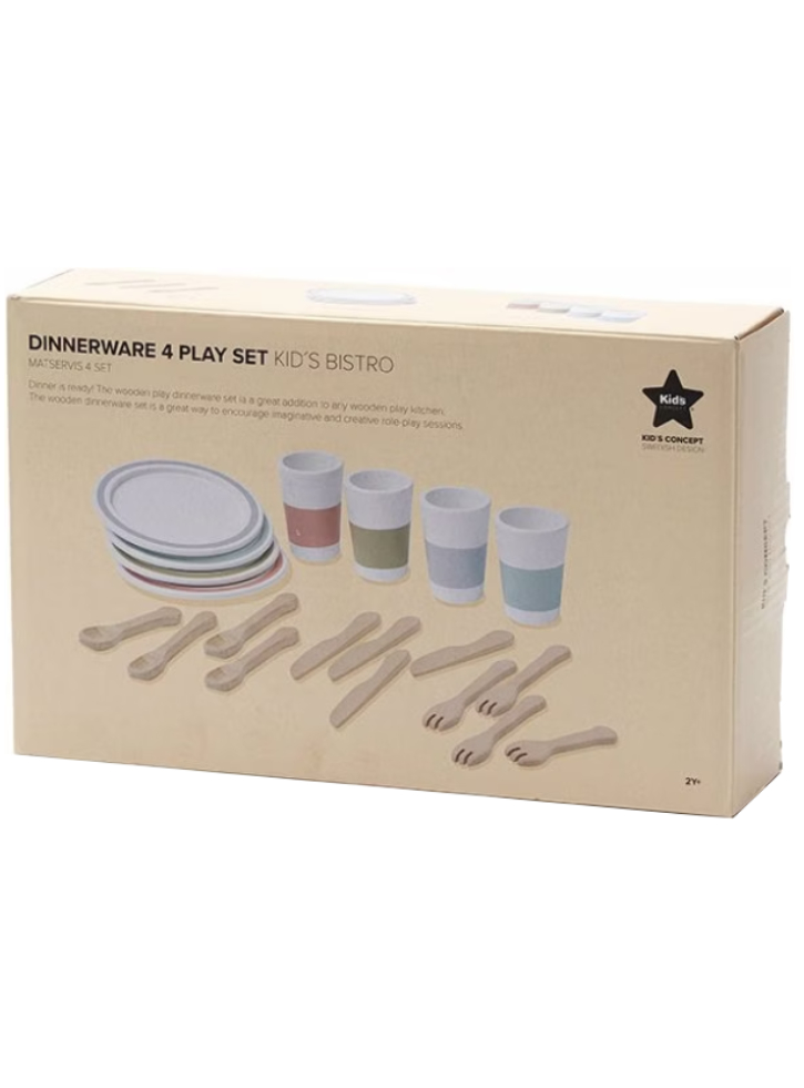 Kids Concept Dinnerware 4 play set Bistro (1000565)