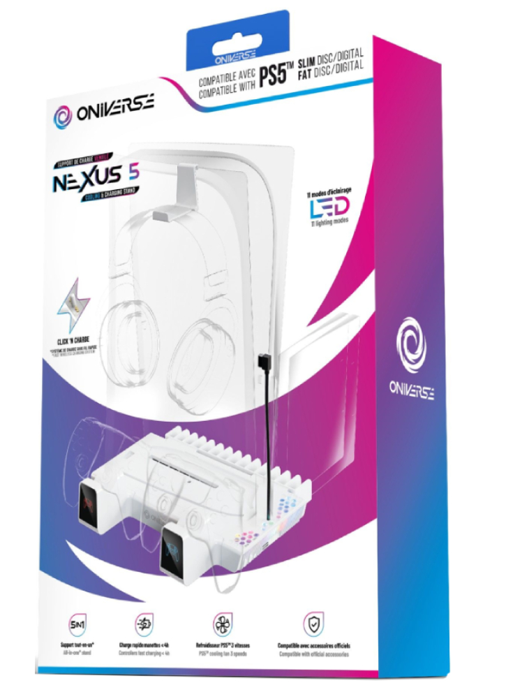 Oniverse Nexus 5 Multifunction Stand White - Playstation 5