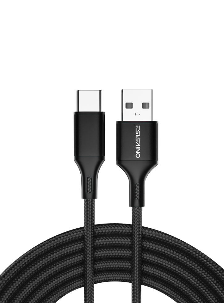 Oniverse Usb-A To Usb-C Charge Cable 3 M Black - PS5