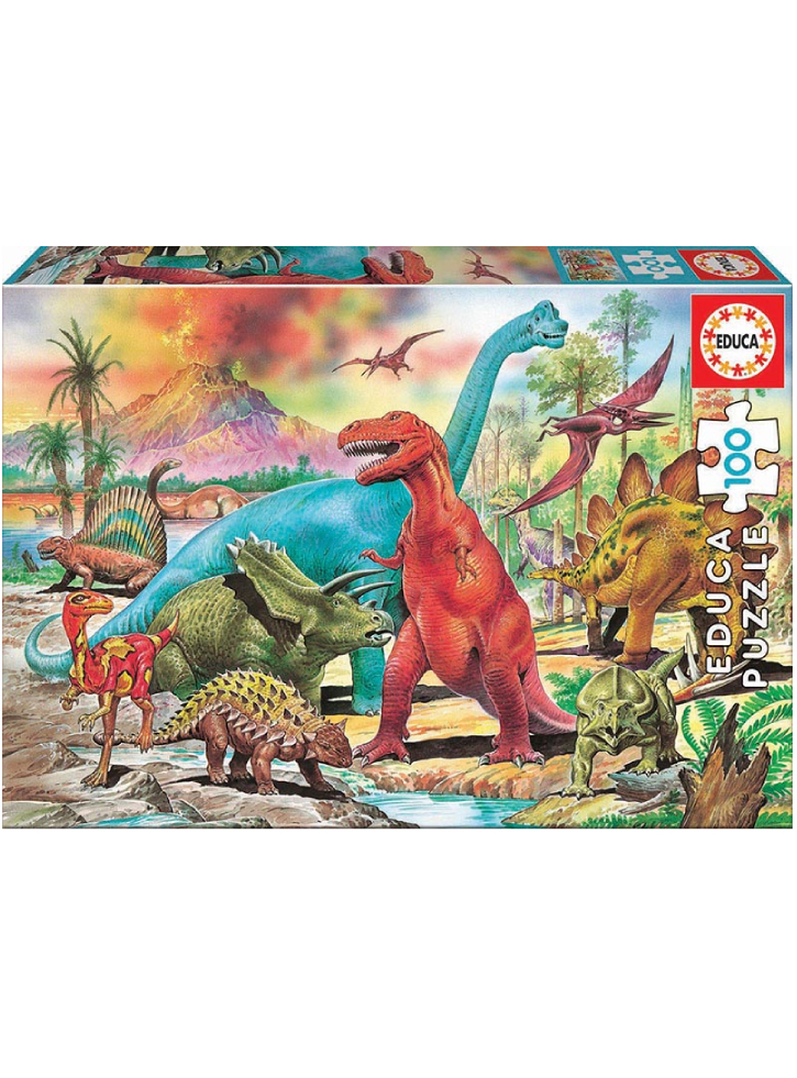 Educa 100 pcs Dinosaurs (80-13179)