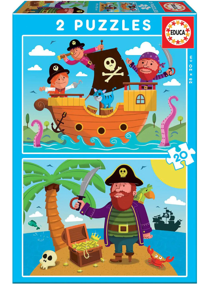 Educa 2x20 pcs Pirates (80-17149)
