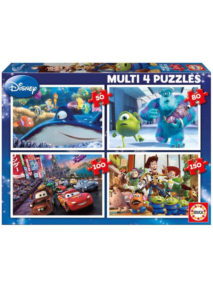 Educa 50-80-100-150 pcs Pixar (80-15615)