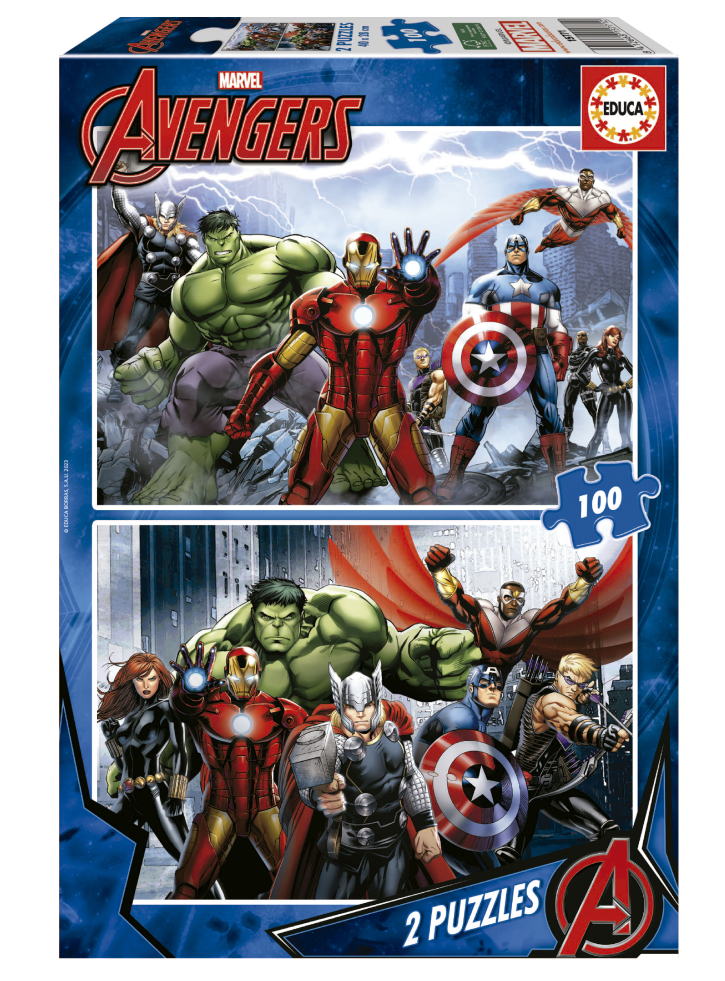 Educa Avengers 2x100 pcs (80-15771)