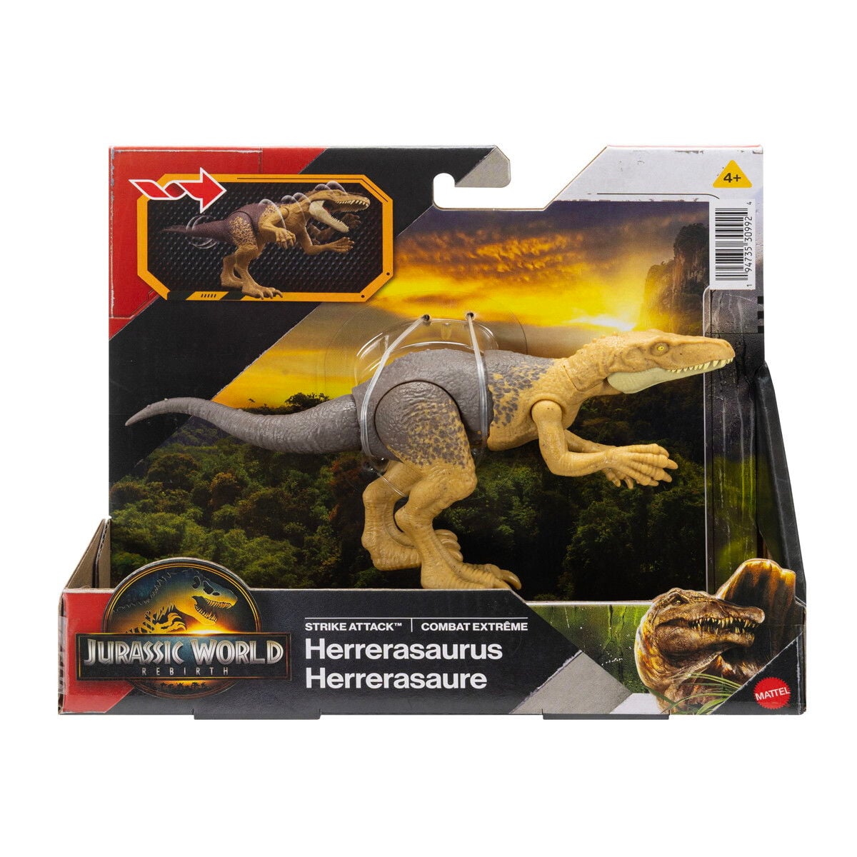 Jurassic World Rebirth Strike Attack Herrerasaurus