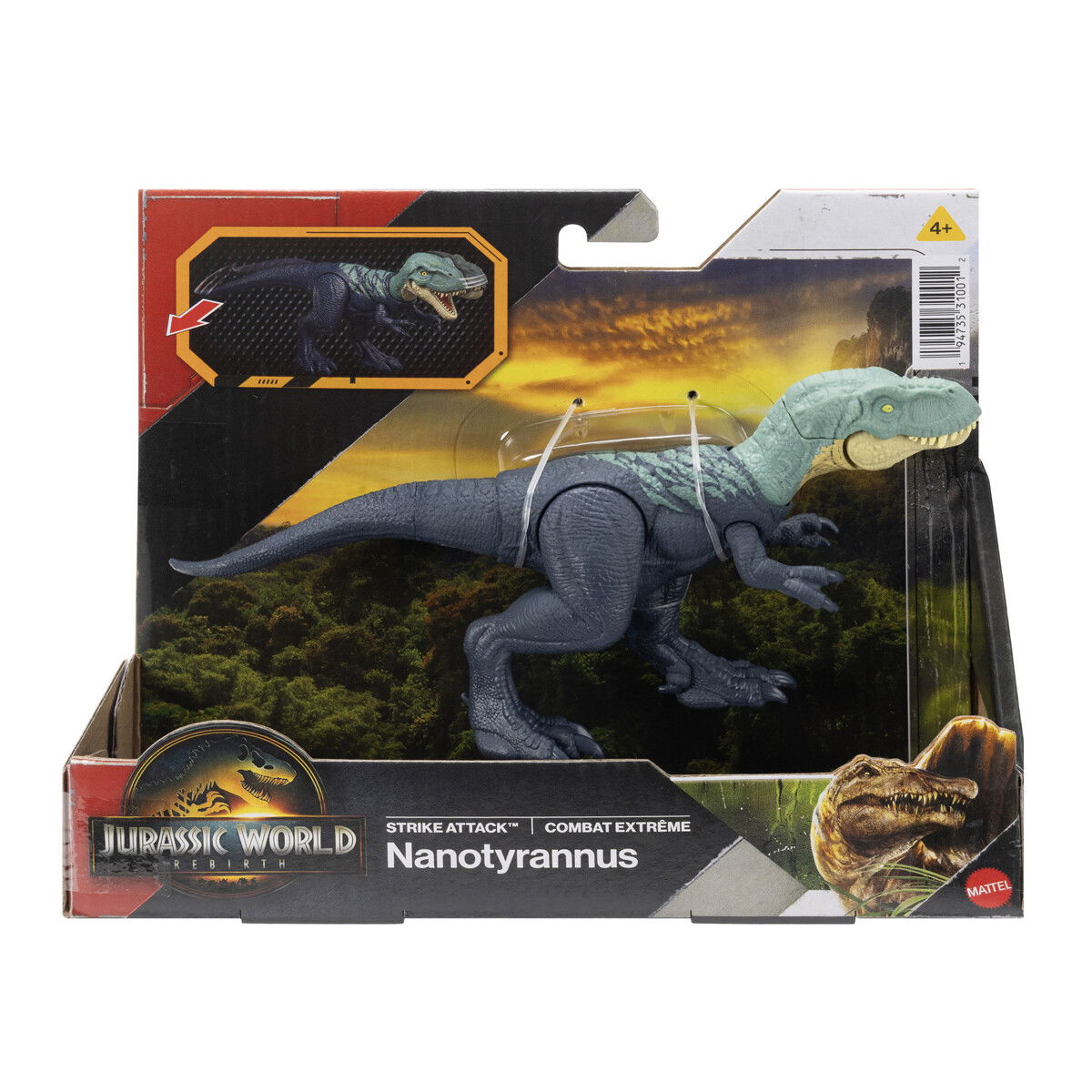 Jurassic World Rebirth Strike Attack Nanotyrannus