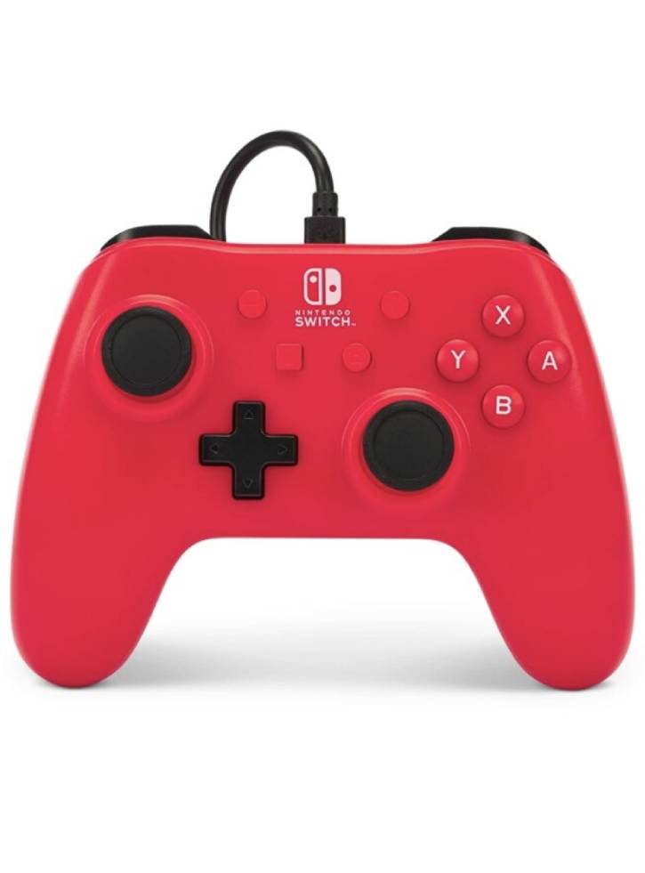 Powera Wired Controller Raspberry Red - Nintendo Switch