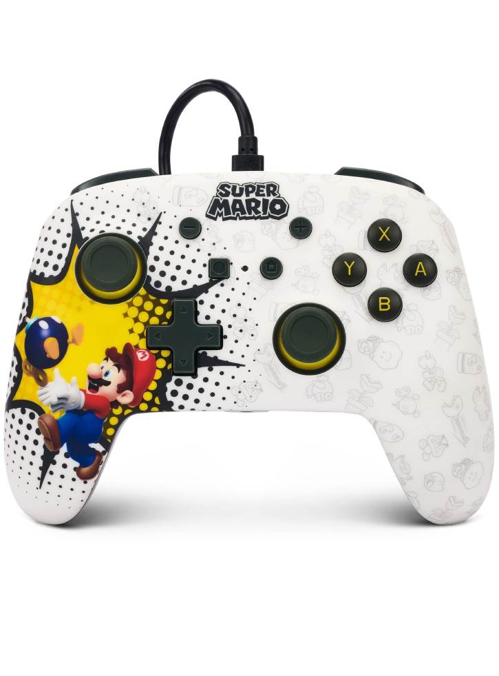 PowerA Enhanced Wired Controller Bob-omb Blast - Nintendo Switch